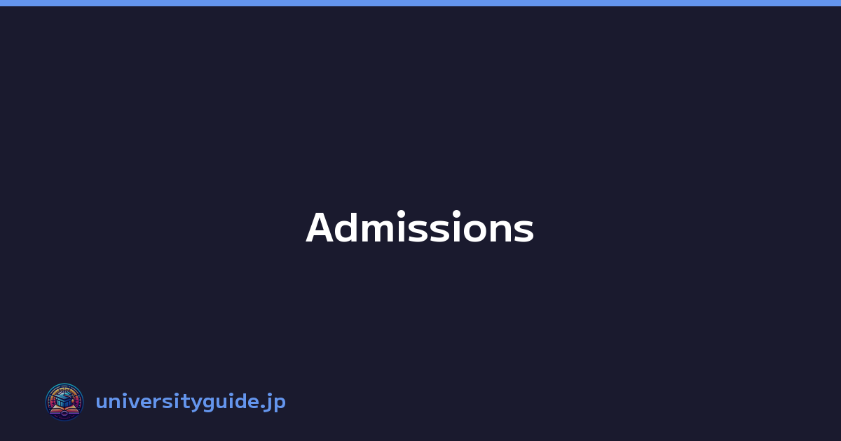 Admissions