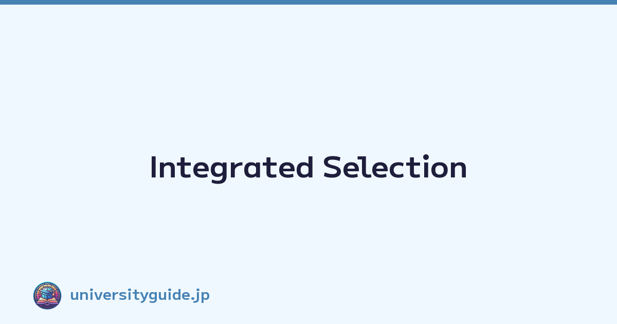 Featured image of post Integrated Selection
